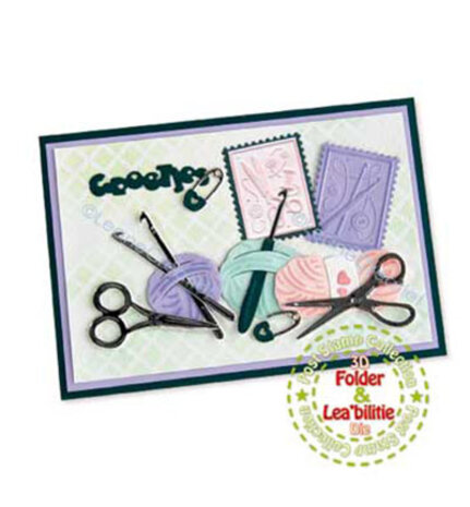 Leane Creatief Hobby 3D Embossing Folder (35.9402) Leane Creatief Hobby 3D Embossing Folder (35.9402)