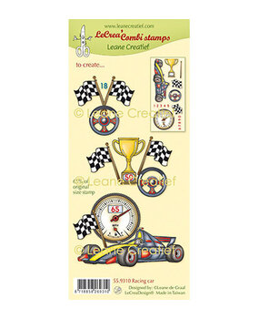 Leane Creatief Racing Car Clear Stamps (55.9310) Leane Creatief Racing Car Clear Stamps (55.9310)
