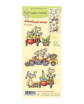 Leane Creatief Little Motor Mice Clear Stamps (55.9327) Leane Creatief Little Motor Mice Clear Stamps (55.9327)