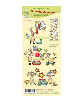 Leane Creatief Bunnies Hip Hop Clear Stamps (55.9334)