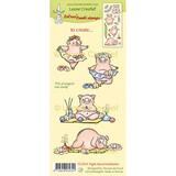 Leane Creatief Piglet Dance Meditation Clear Stamps (55.9341)