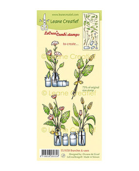 Leane Creatief Branches & Vases Clear Stamps (55.9358)