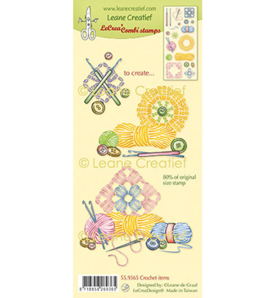 Leane Creatief Crochet Items Clear Stamps (55.9365) Leane Creatief Crochet Items Clear Stamps (55.9365)