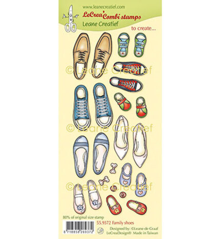 Leane Creatief Family Shoes Clear Stamps (55.9372) Leane Creatief Family Shoes Clear Stamps (55.9372)