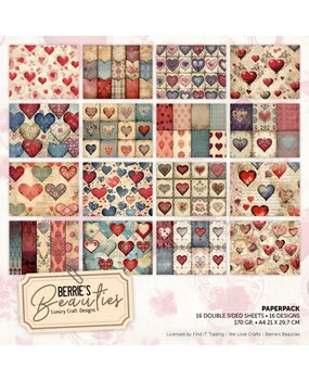 Berrie's Beauties Valentine A4 Paper Pack (BB-PPA4-10008) Berrie's Beauties Valentine A4 Paper Pack (BB-PPA4-10008)