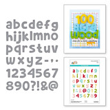 Spellbinders Say Cheese Classic Pooh Pooh's Alphabet, Numbers & More Dies (S6-249)