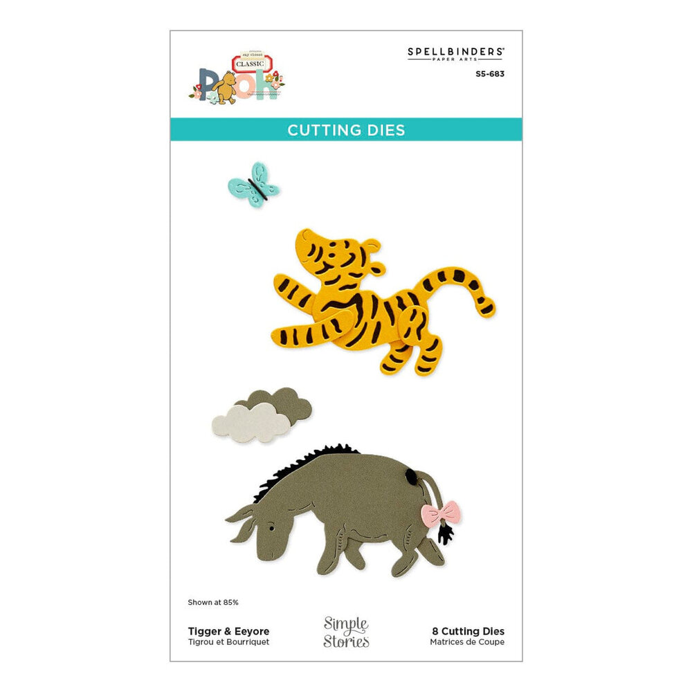 Spellbinders Say Cheese Classic Pooh Tigger & Eeyore Dies (S5-683) Spellbinders Say Cheese Classic Pooh Tigger & Eeyore Dies (S5-683)