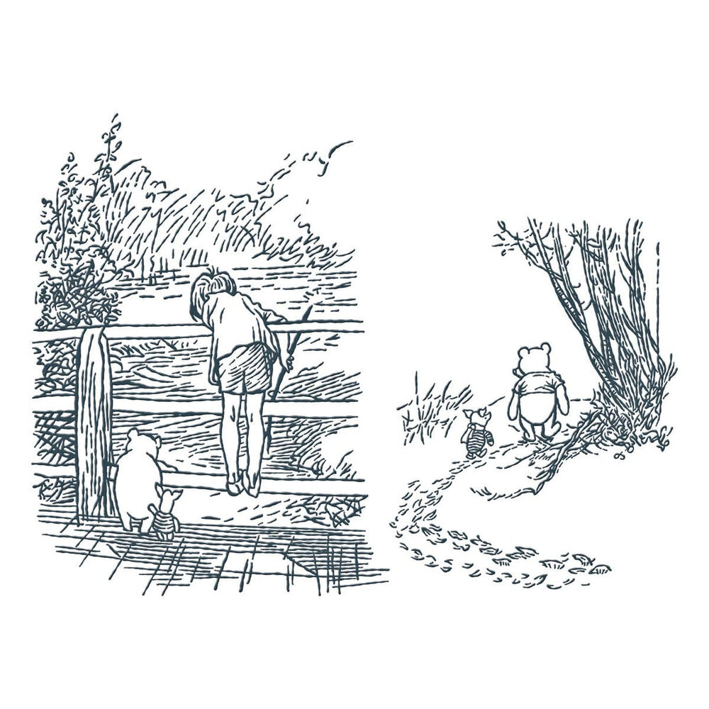 Spellbinders Say Cheese Classic Pooh BetterPress Plates Bundle (BD-0941)