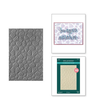 Spellbinders Bougie Birthday Born to Sparkle 3D Embossing Folder (E3D-122)
