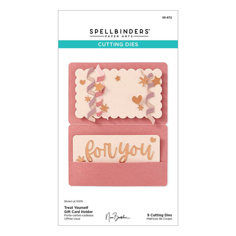 Spellbinders Bougie Birthday Treat Yourself Gift Card Holder Dies (S5-672) Spellbinders Bougie Birthday Treat Yourself Gift Card Holder Dies (S5-672)