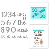 Spellbinders Bougie Birthday Classy Numbers Dies (S4-1416)