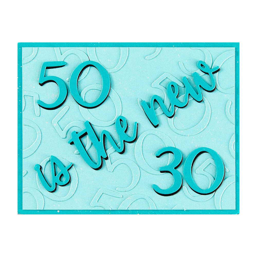 Spellbinders Bougie Birthday Classy Numbers Dies (S4-1416) Spellbinders Bougie Birthday Classy Numbers Dies (S4-1416)