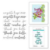 Spellbinders Vivid Expressions Vivid Script Sentiments Dies (S5-679)