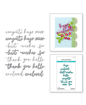 Spellbinders Vivid Expressions Vivid Script Sentiments Dies (S5-679) Spellbinders Vivid Expressions Vivid Script Sentiments Dies (S5-679)