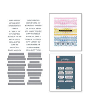 Spellbinders Vivid Expressions Ideal Moments Press Plate & Die Set (BP-261) Spellbinders Vivid Expressions Ideal Moments Press Plate & Die Set (BP-261)