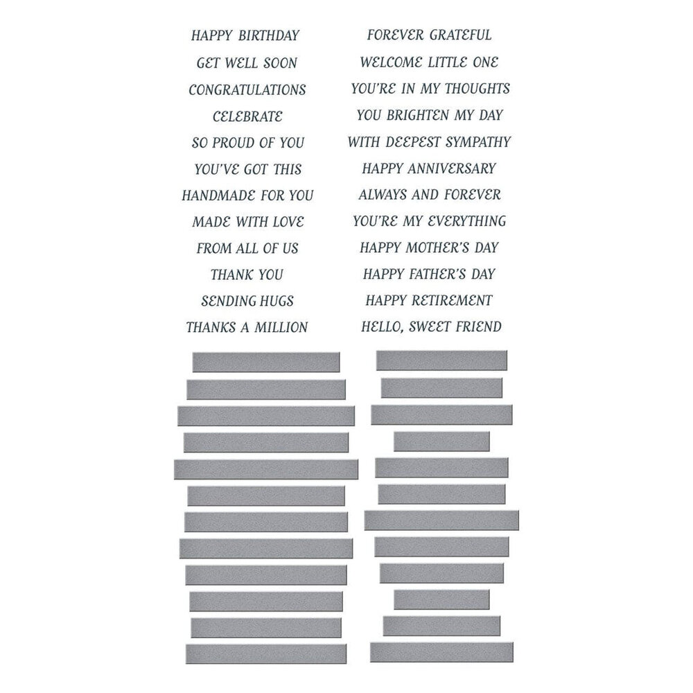 Spellbinders Vivid Expressions Ideal Moments Press Plate & Die Set (BP-261) Spellbinders Vivid Expressions Ideal Moments Press Plate & Die Set (BP-261)