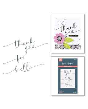 Spellbinders Vivid Expressions Sweeping Script Sentiments Press Plates (BP-268) Spellbinders Vivid Expressions Sweeping Script Sentiments Press Plates (BP-268)