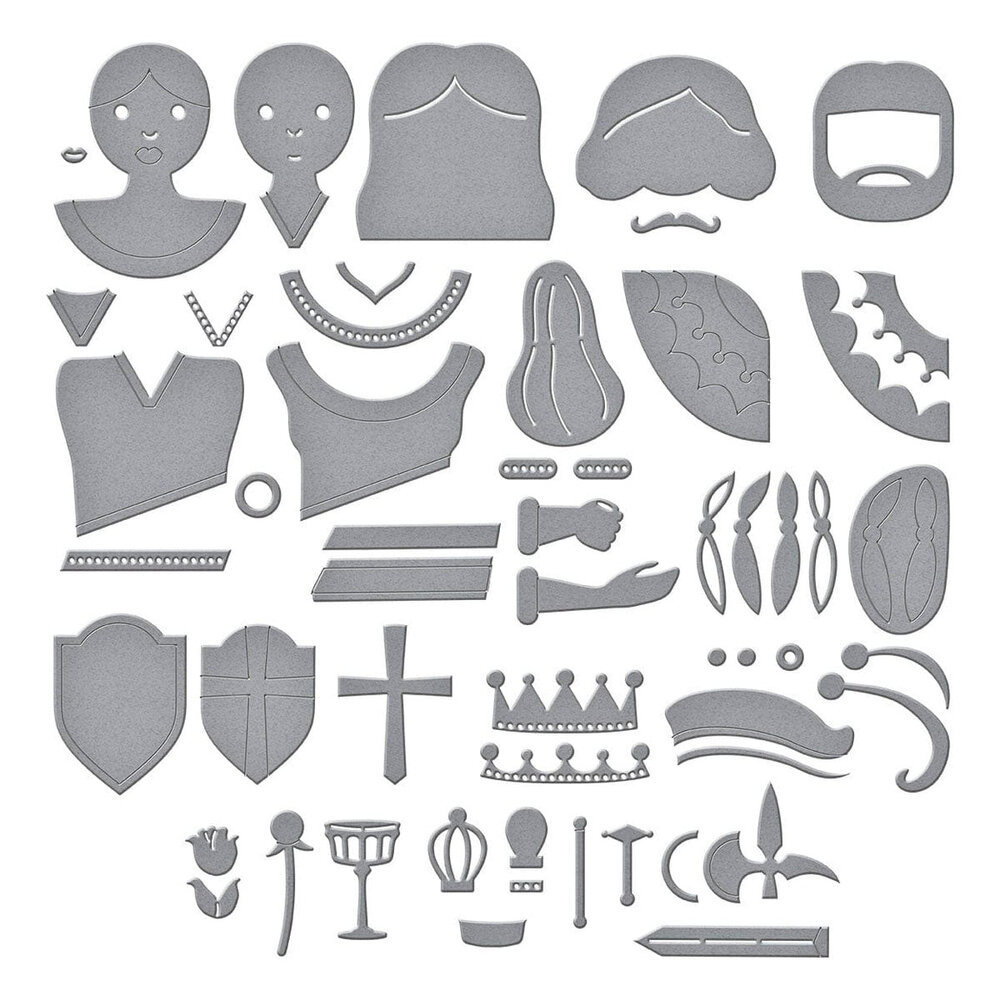 Spellbinders Jack of All Trades Reversible Royal Court Dies (S7-266)