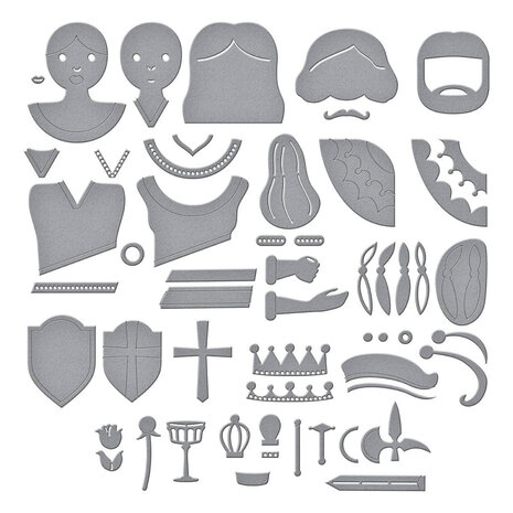 Spellbinders Jack of All Trades Reversible Royal Court Dies (S7-266)