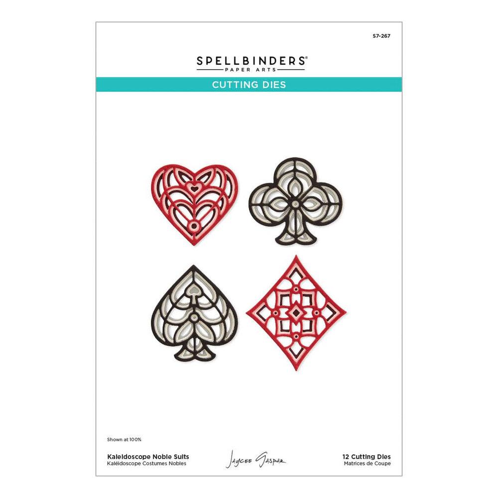 Spellbinders Jack of All Trades Kaleidoscope Noble Suits Dies (S7-267)