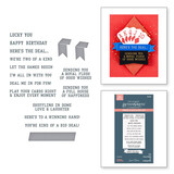 Spellbinders Jack of All Trades Shuffling Sentiments Press Plate & Die Set (BP-259)