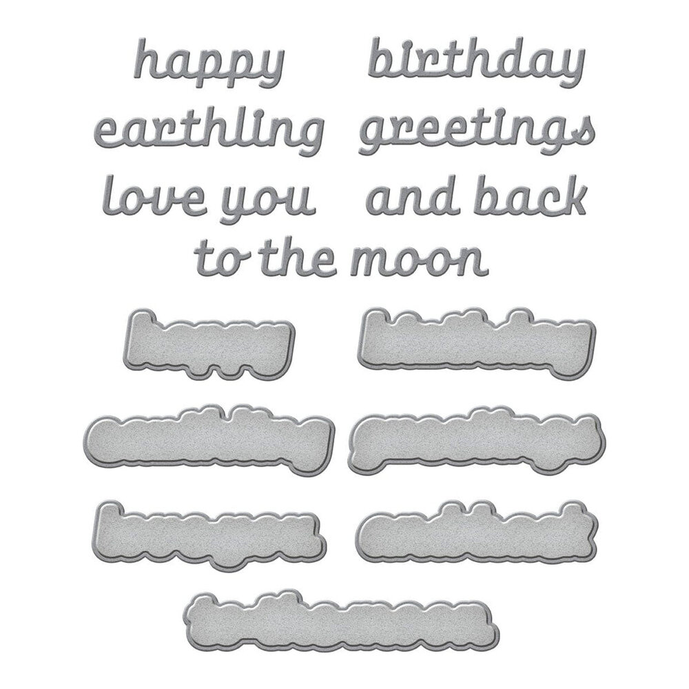 Spellbinders Space Adventure Space Greetings Dies (S3-528) Spellbinders Space Adventure Space Greetings Dies (S3-528)
