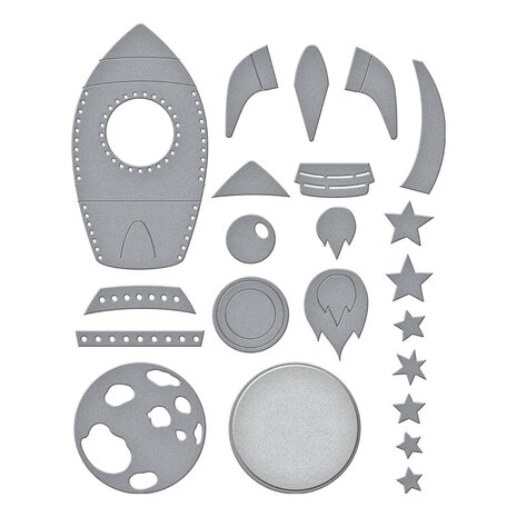 Spellbinders Space Adventure To the Moon Dies (S4-1418) Spellbinders Space Adventure To the Moon Dies (S4-1418)