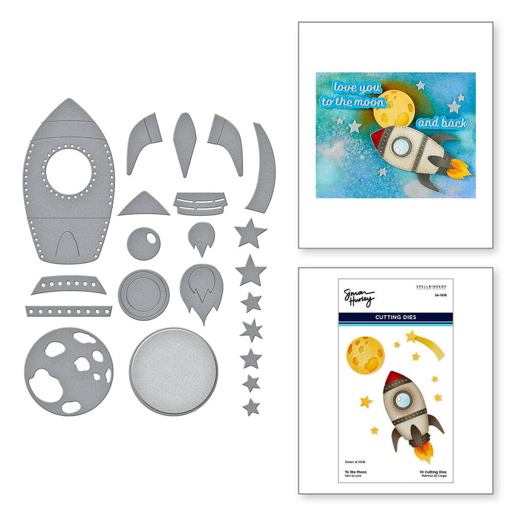 Spellbinders Space Adventure To the Moon Dies (S4-1418) Spellbinders Space Adventure To the Moon Dies (S4-1418)