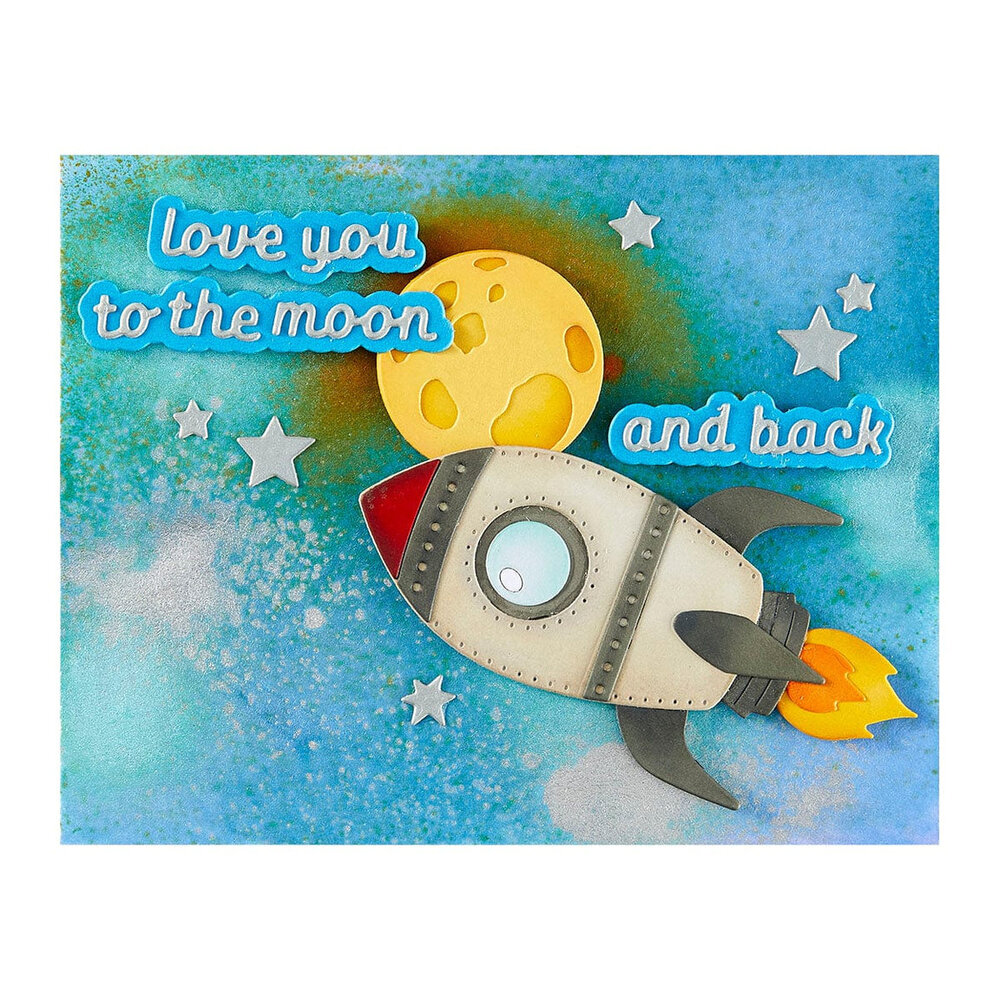 Spellbinders Space Adventure To the Moon Dies (S4-1418) Spellbinders Space Adventure To the Moon Dies (S4-1418)