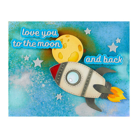 Spellbinders Space Adventure To the Moon Dies (S4-1418) Spellbinders Space Adventure To the Moon Dies (S4-1418)