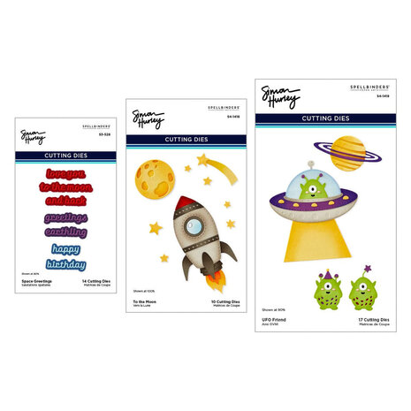 Spellbinders Simon's Space Adventure Die Bundle (BD-0942) Spellbinders Simon's Space Adventure Die Bundle (BD-0942)