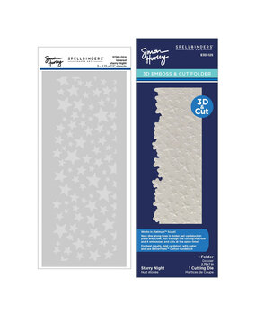 Spellbinders Space Adventure Starry Night 3D Emboss & Cut Folder and Stencil Bundle (BD-0945) Spellbinders Space Adventure Starry Night 3D Emboss & Cut Folder and Stencil Bundle (BD-0945)
