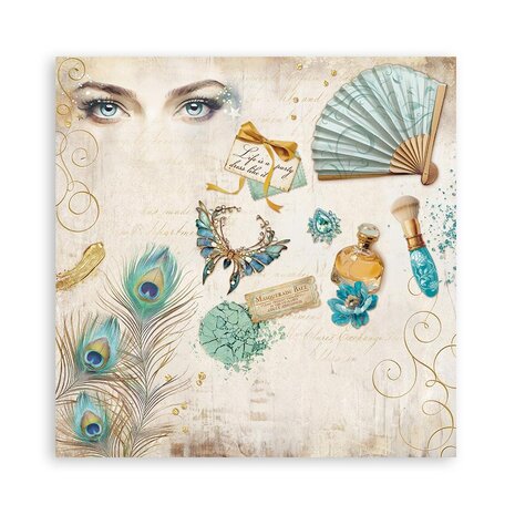 Stamperia Masquerade 12x12 Inch Single Face Paper Pack (SBBXLB20)