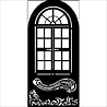 Stamperia Masquerade Thick Stencil 12x25cm Window (KSTDL113) Stamperia Masquerade Thick Stencil 12x25cm Window (KSTDL113)