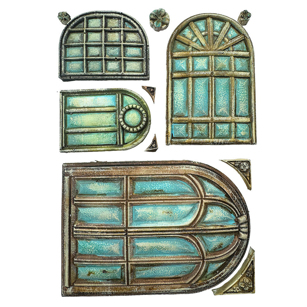 Stamperia Masquerade Silicon Mould A5 Windows (KACMA554) Stamperia Masquerade Silicon Mould A5 Windows (KACMA554)