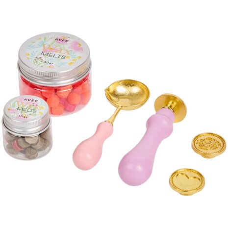 AVEC Wax Seal Starter Kit Rose Love (3207580) AVEC Wax Seal Starter Kit Rose Love (3207580)