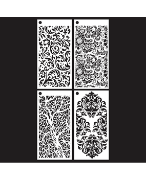 Elizabeth Craft Designs Hinged to the Past Journal Stencils (S055) Elizabeth Craft Designs Hinged to the Past Journal Stencils (S055)