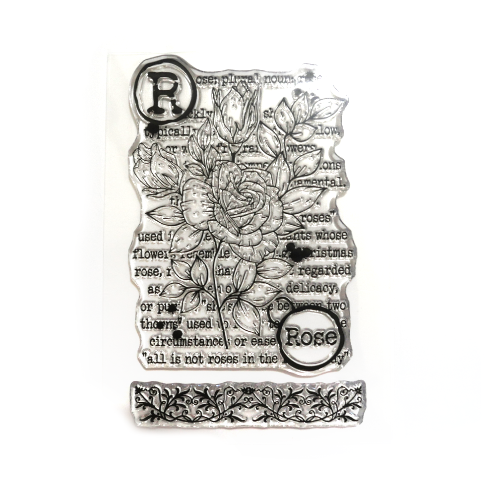 Elizabeth Craft Designs Hinged to the Past A6 Clear Stamps Rose (CS392) Elizabeth Craft Designs Hinged to the Past A6 Clear Stamps Rose (CS392)