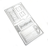 Elizabeth Craft Designs Hinged to the Past Dies Shielded Window (2211)