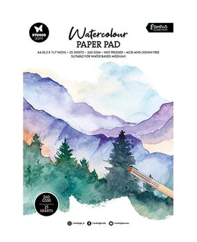 Studio Light Consumables A4 Watercolour Paper Pad (SL-CO-PP280) Studio Light Consumables A4 Watercolour Paper Pad (SL-CO-PP280)