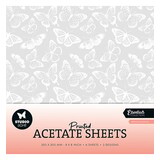 Studio Light Essentials Acetate Sheets 8x8 Inch Spring Butterflies (SL-ES-ACS10)