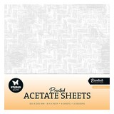 Studio Light Essentials Acetate Sheets 8x8 Inch Textured Patterns (SL-ES-ACS11)