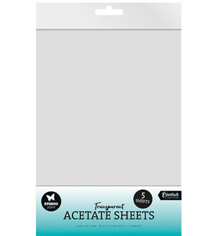 Studio Light Essentials Acetate Sheets A4 Transparent (SL-CO-ACS13) Studio Light Essentials Acetate Sheets A4 Transparent (SL-CO-ACS13)