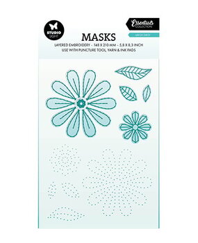 Studio Light Essentials Large Daisy Embroidery Masking Stencil (SL-ES-MASK344)