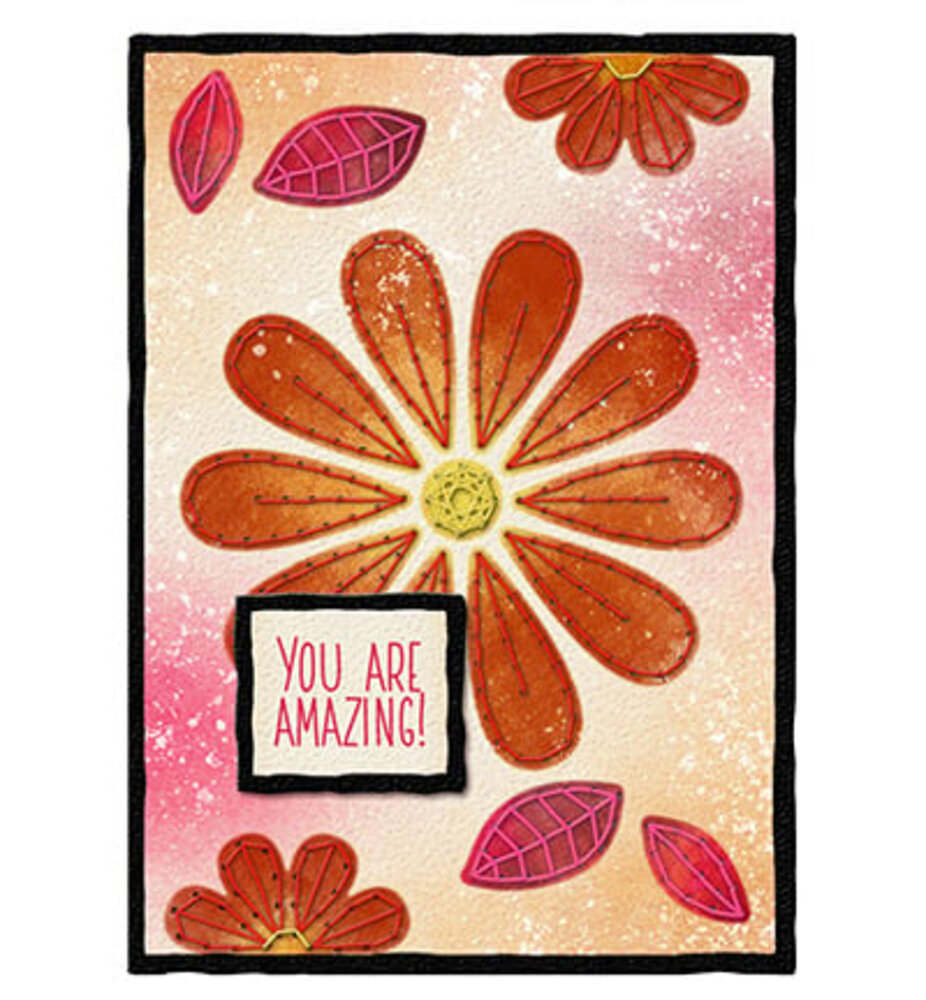 Studio Light Essentials Large Daisy Embroidery Masking Stencil (SL-ES-MASK344)