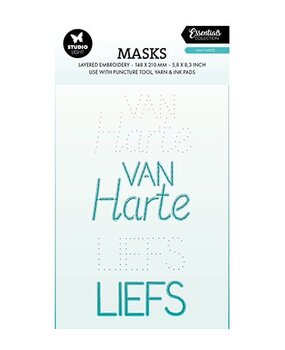 Studio Light Essentials Van Harte Embroidery Masking Stencil (SL-ES-MASK346)