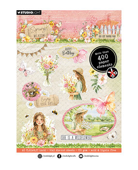 Studio Light Spring Meadow A5 Die-Cut Paper Pad (SL-SM-DCPP268) Studio Light Spring Meadow A5 Die-Cut Paper Pad (SL-SM-DCPP268)
