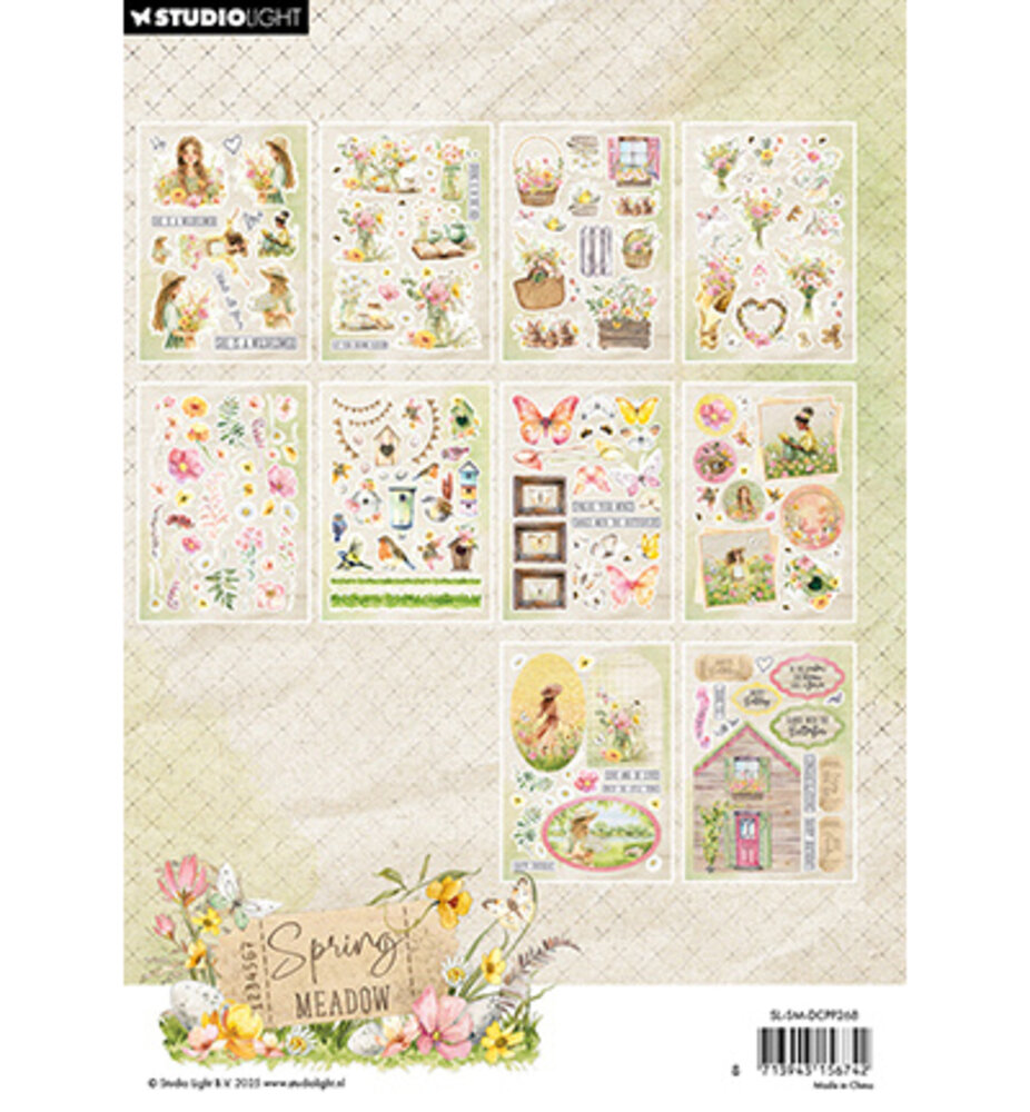 Studio Light Spring Meadow A5 Die-Cut Paper Pad (SL-SM-DCPP268) Studio Light Spring Meadow A5 Die-Cut Paper Pad (SL-SM-DCPP268)