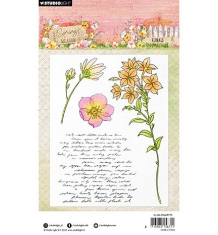 Studio Light Spring Meadow Clear Stamp Florals (SL-SM-STAMP773) Studio Light Spring Meadow Clear Stamp Florals (SL-SM-STAMP773)