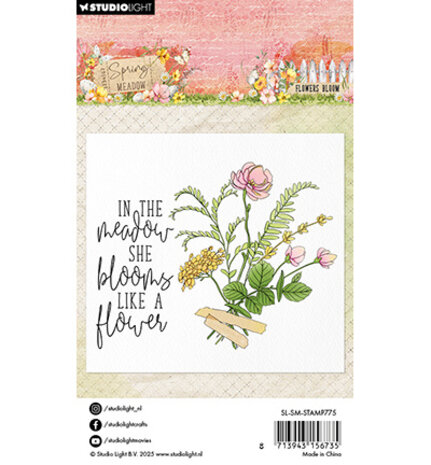 Studio Light Spring Meadow Clear Stamp Flower Bloom (SL-SM-STAMP775) Studio Light Spring Meadow Clear Stamp Flower Bloom (SL-SM-STAMP775)